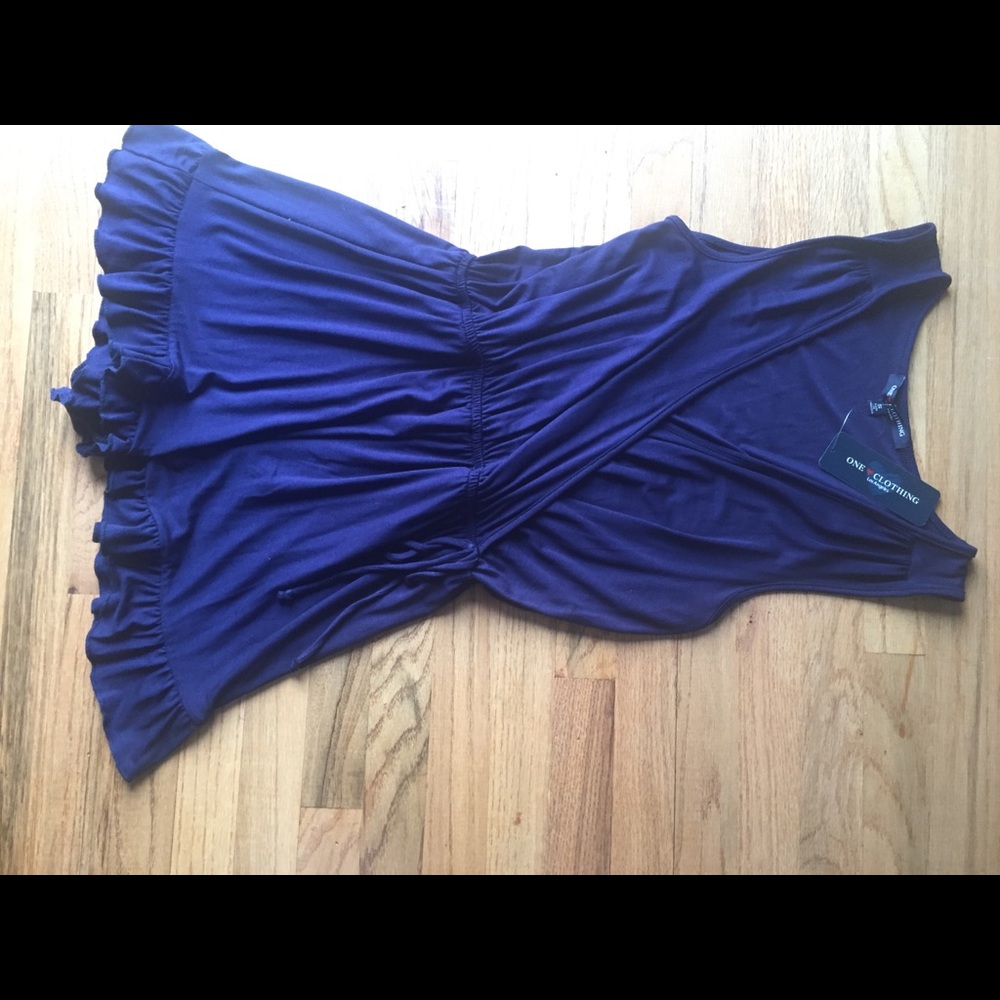 Size S Navy Blue Romper